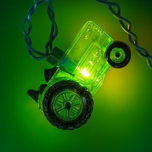 Christmas Lot – Lights (John Deere / Farmall Style) + Buffalo Check Ornaments